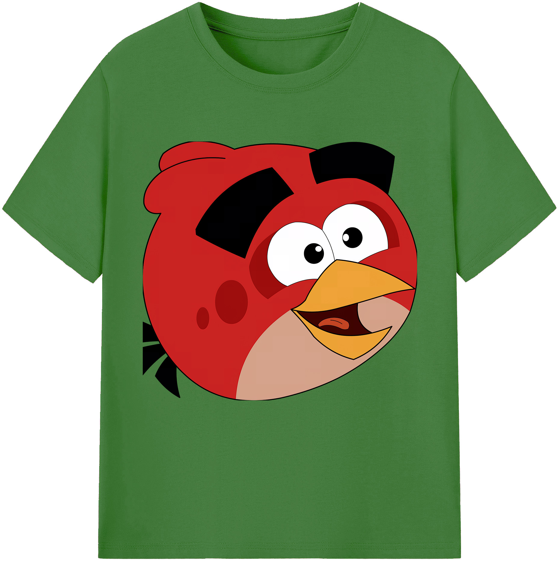 （画像用） Angry Birds アングリーバード レディースカジュアルプリントTシャツ（綿100％）